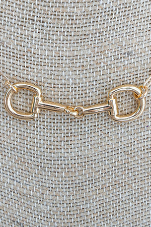 TIPI Bridle Row Goldtone Necklace