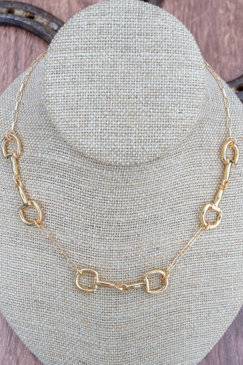 TIPI Bridle Row Goldtone Necklace