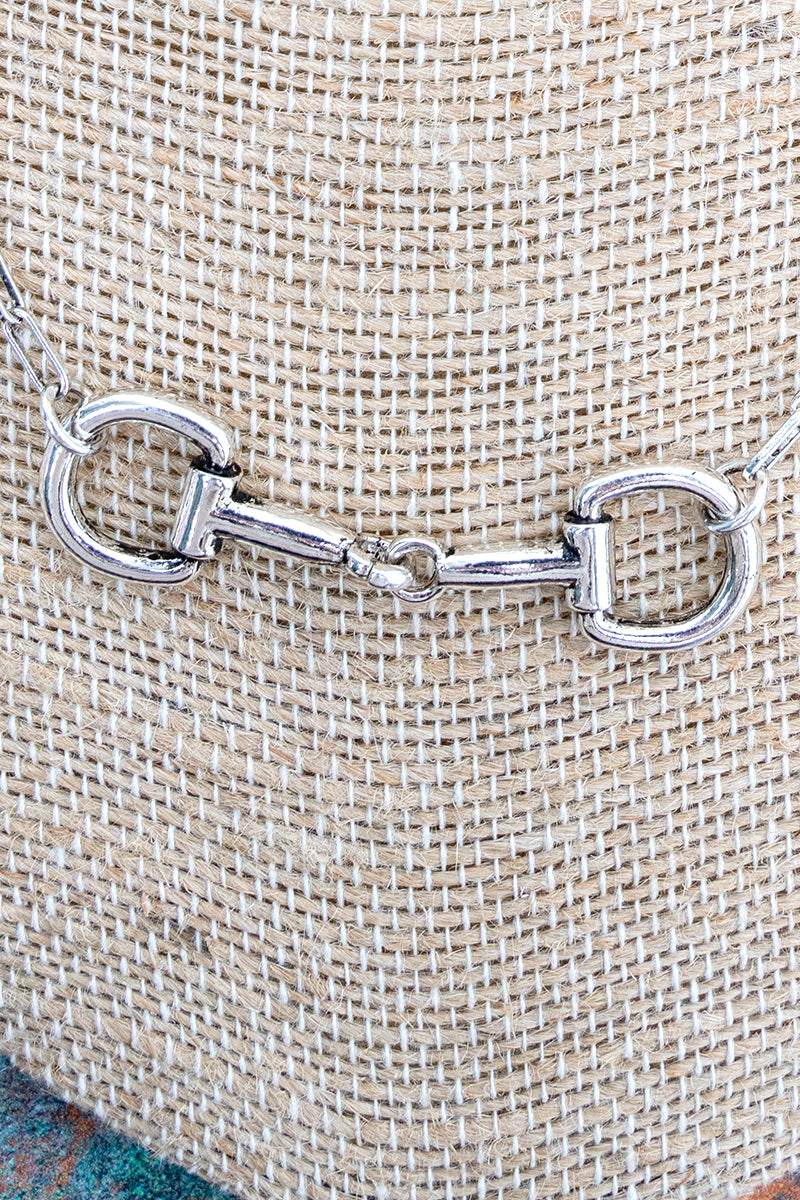 TIPI Bridle Row Silvertone Necklace