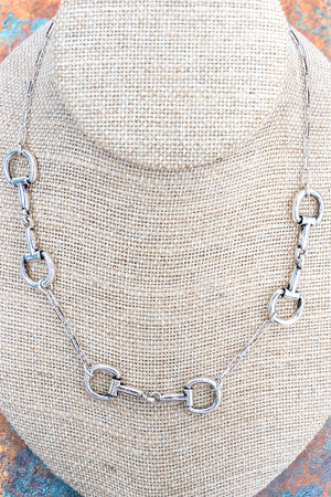 TIPI Bridle Row Silvertone Necklace