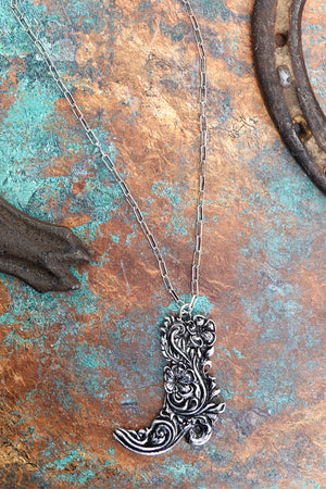 TIPI Rosalie Trail Silvertone Necklace