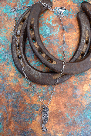 TIPI Earn Your Spurs Silvertone Necklace