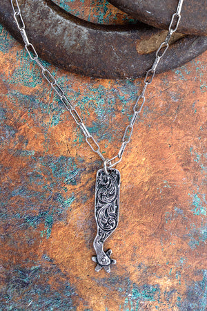 TIPI Earn Your Spurs Silvertone Necklace
