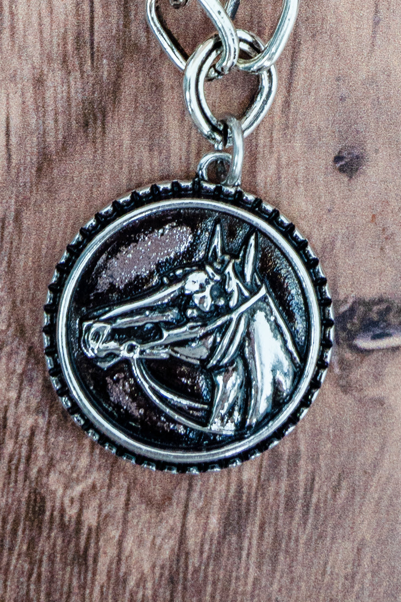 TIPI Shadow Ranch Silvertone Necklace
