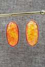 SALE! Blair Coral Opal Silvertone Earrings - Wholesale Accessory Market