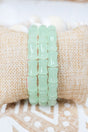 Riviera Rhythm Mint Bead Bracelet Set - Wholesale Accessory Market