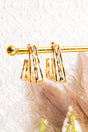 Live Your Best Life Goldtone Earrings - Wholesale Accessory Market