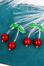 Cherry Tales Silvertone Earrings - Wholesale Accessory Market