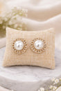 Final Flourish Pearl and Goldtone Earrings - Wholesale Accessory Market