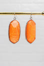 SALE! Mia Coral Opal Silvertone Earrings - Wholesale Accessory Market