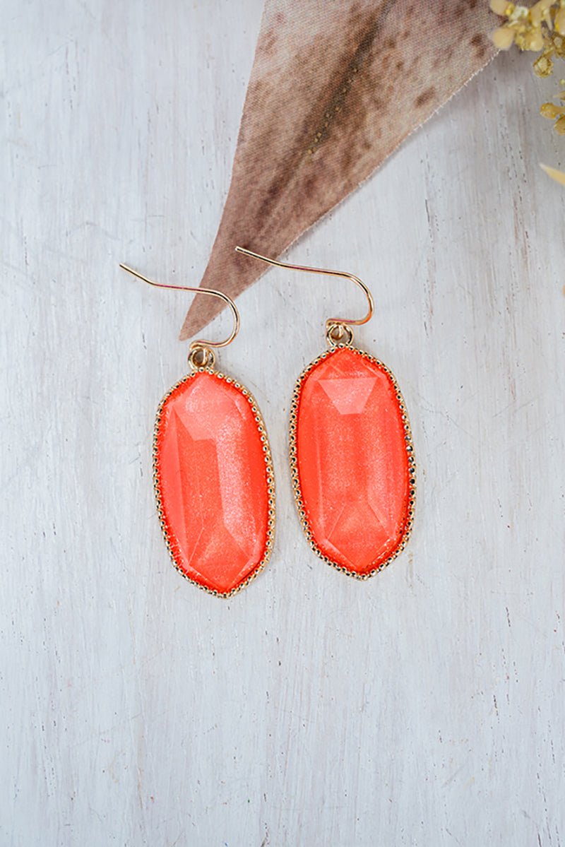 SALE! Lorelei Coral Shimmer Earrings - Wholesale Accessory Market