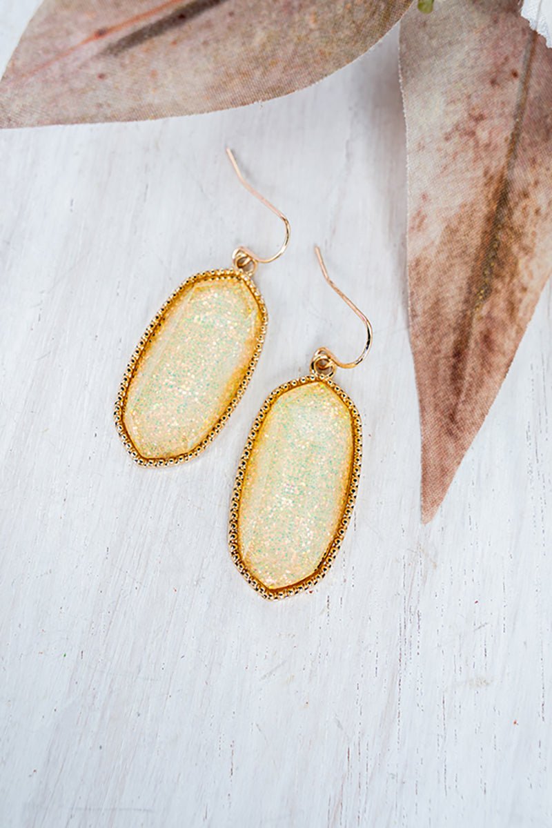 SALE! Lorelei Ivory Shimmer Earrings - Wholesale Accessory Market