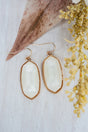 SALE! Lorelei White Shimmer Earrings - Wholesale Accessory Market