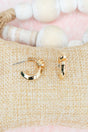 Milan Muse Goldtone Hoop Earrings - Wholesale Accessory Market