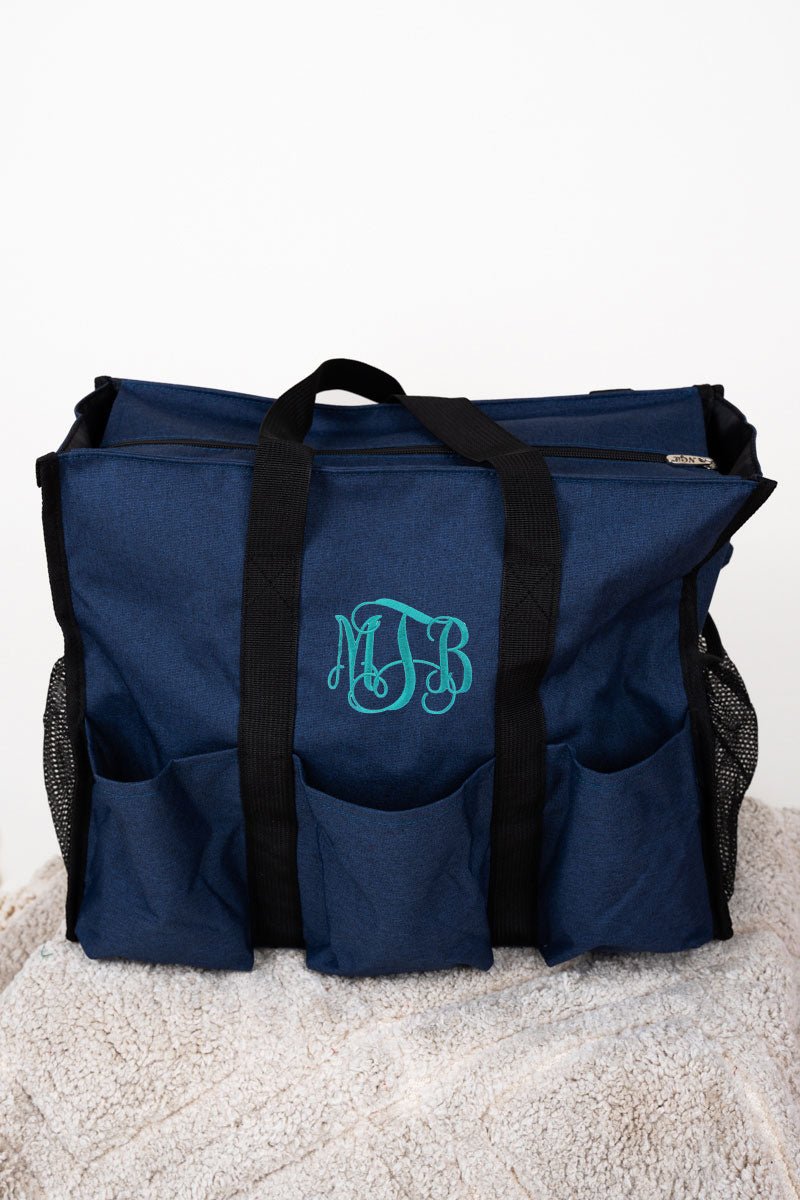 NGIL Blue Large Get It Together Organizer Tote - Wholesale Accessory Market