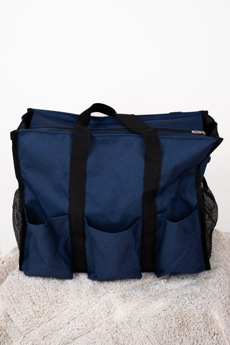 NGIL Blue Large Get It Together Organizer Tote - Wholesale Accessory Market