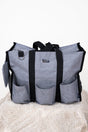 NGIL Gray Large Get It Together Organizer Tote - Wholesale Accessory Market