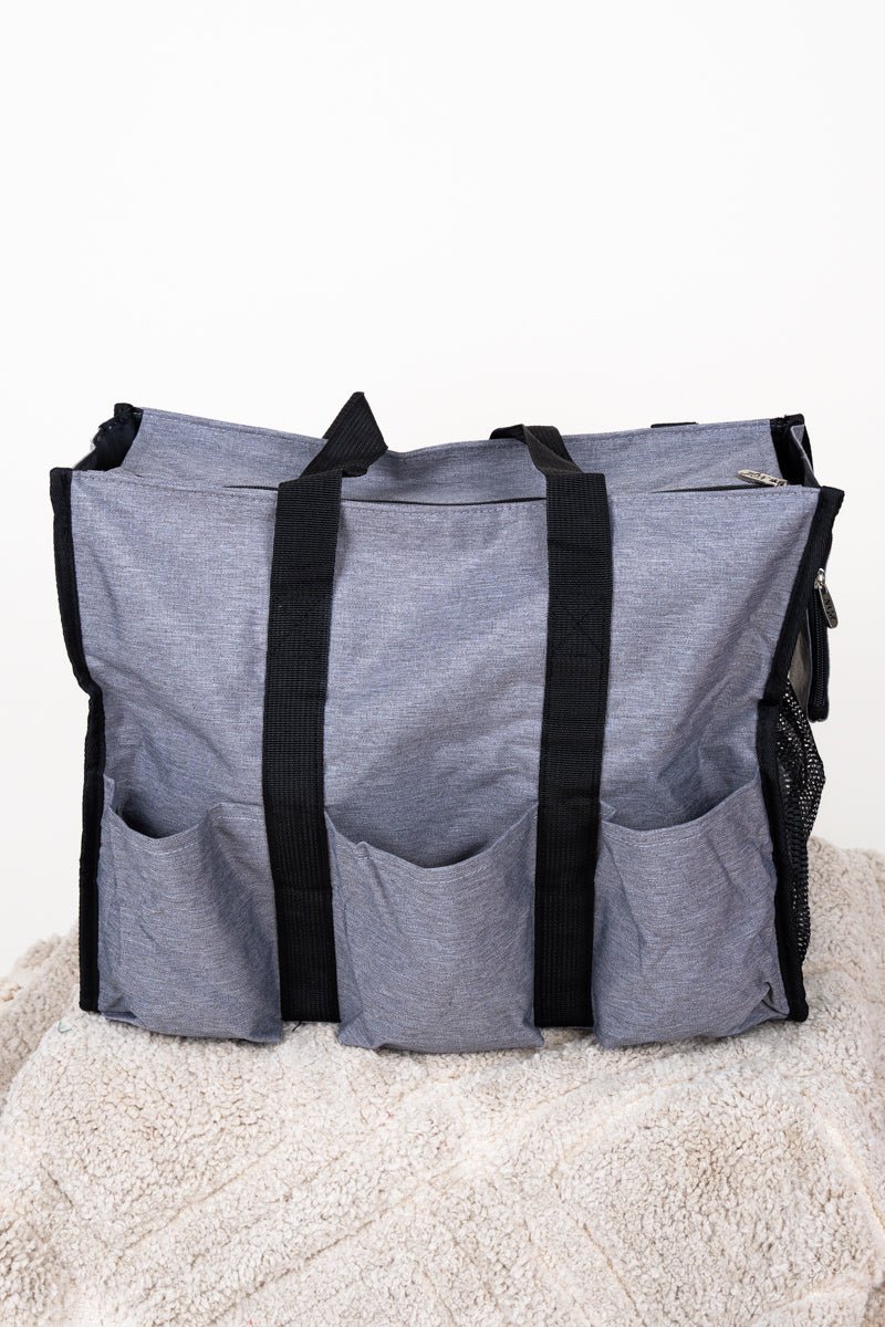 NGIL Gray Large Get It Together Organizer Tote - Wholesale Accessory Market