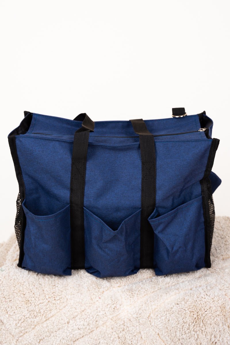 NGIL Blue Medium Get It Together Organizer Tote - Wholesale Accessory Market