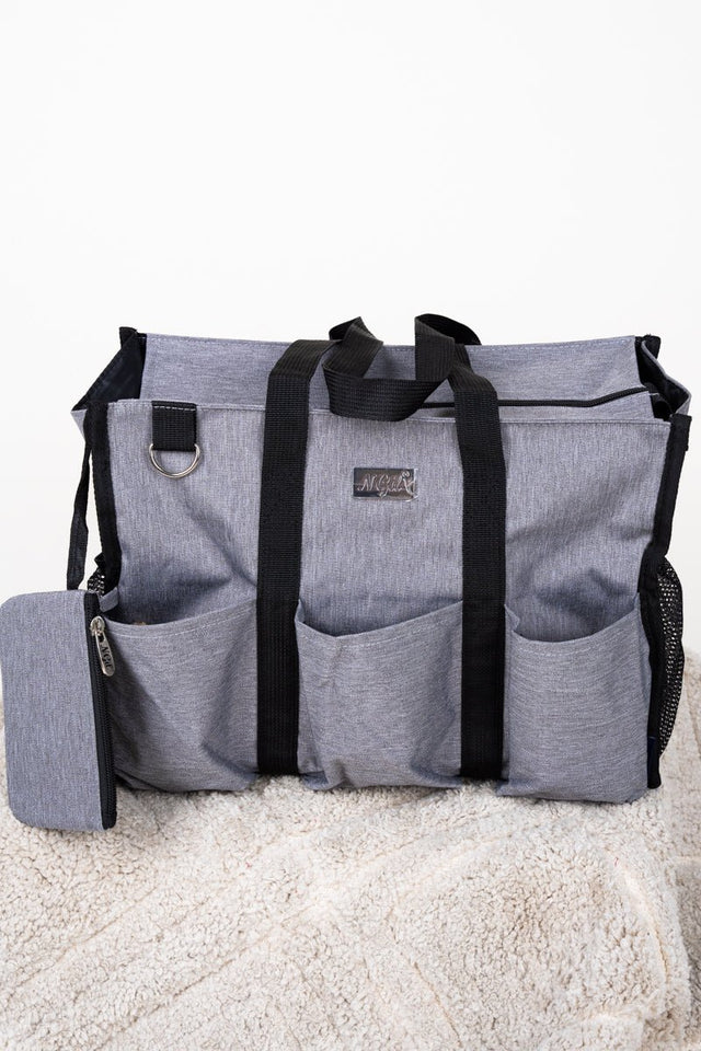 NGIL Gray Medium Get It Together Organizer Tote - Wholesale Accessory Market