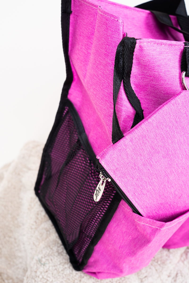 NGIL Pink Medium Get It Together Organizer Tote - Wholesale Accessory Market
