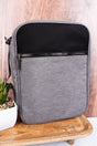 NGIL Church Days Gray and Black Canvas Bible Cover - Wholesale Accessory Market