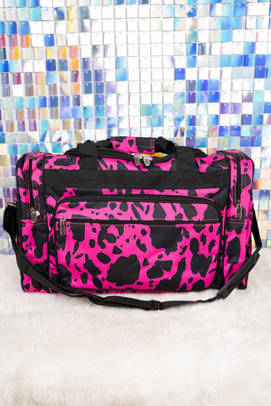 NGIL Hot Pink Milkin' It Duffle Bag 20" - Wholesale Accessory Market
