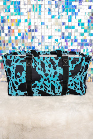 NGIL Turquoise Milkin' It Collapsible Haul-It-All Basket with Mesh Pockets - Wholesale Accessory Market