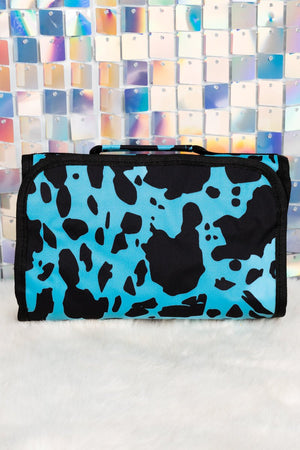 NGIL Turquoise Milkin' It Roll Up Cosmetic Bag - Wholesale Accessory Market