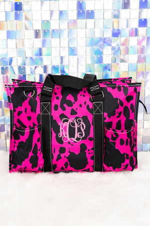 NGIL Hot Pink Milkin' It Utility Tote with Black Trim - Wholesale Accessory Market