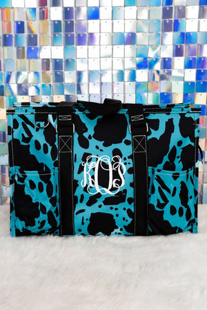 NGIL Turquoise Milkin' It Utility Tote with Black Trim - Wholesale Accessory Market
