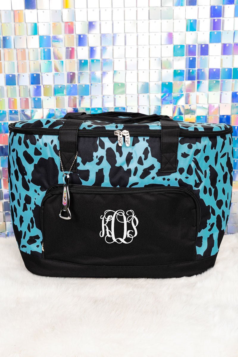 NGIL Turquoise Milkin' It and Black Cooler Tote with Lid - Wholesale Accessory Market