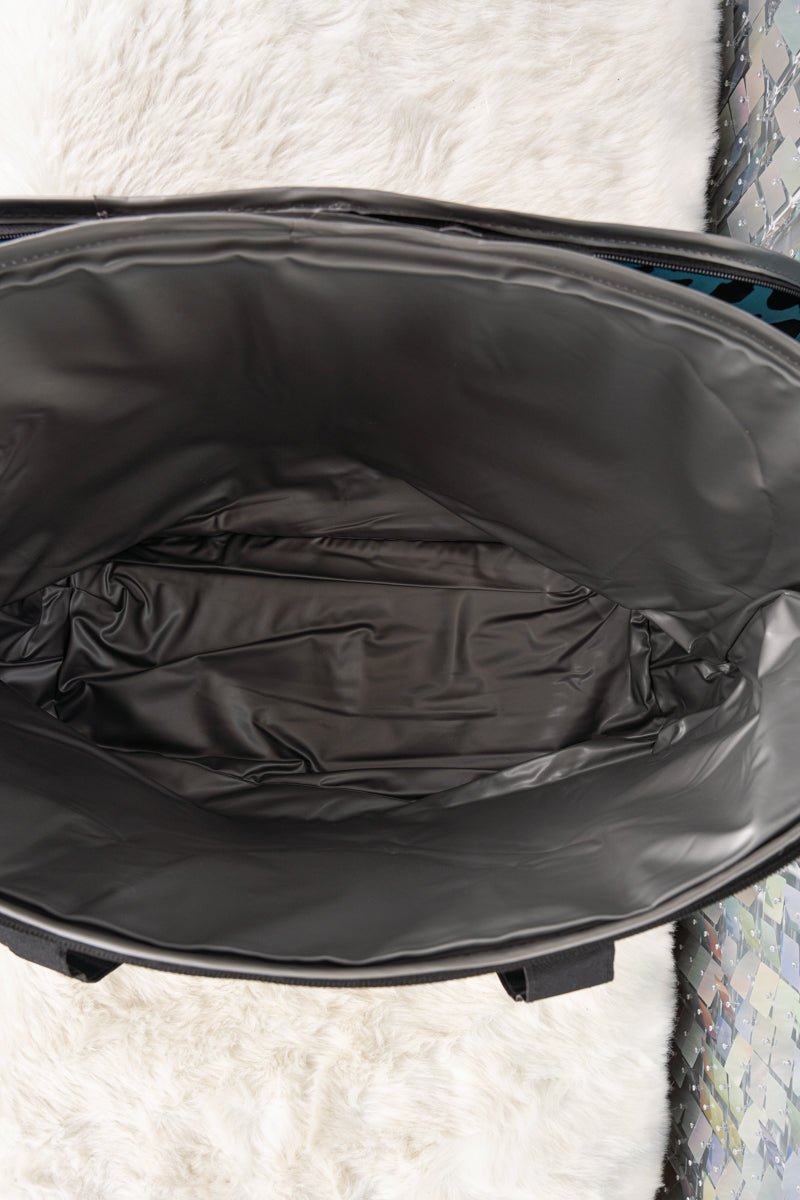 NGIL Turquoise Milkin' It and Black Cooler Tote with Lid - Wholesale Accessory Market