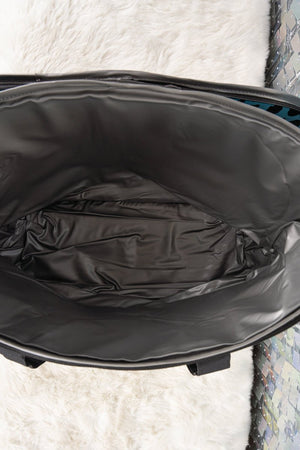 NGIL Turquoise Milkin' It and Black Cooler Tote with Lid - Wholesale Accessory Market