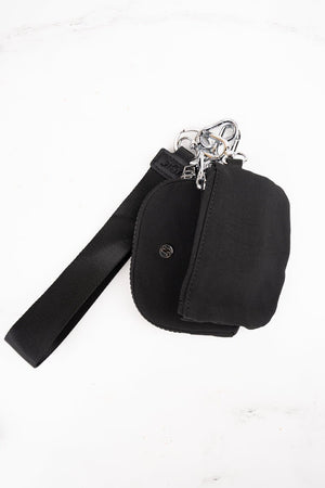 NGIL Black Dual Pouch Wristlet - Wholesale Accessory Market