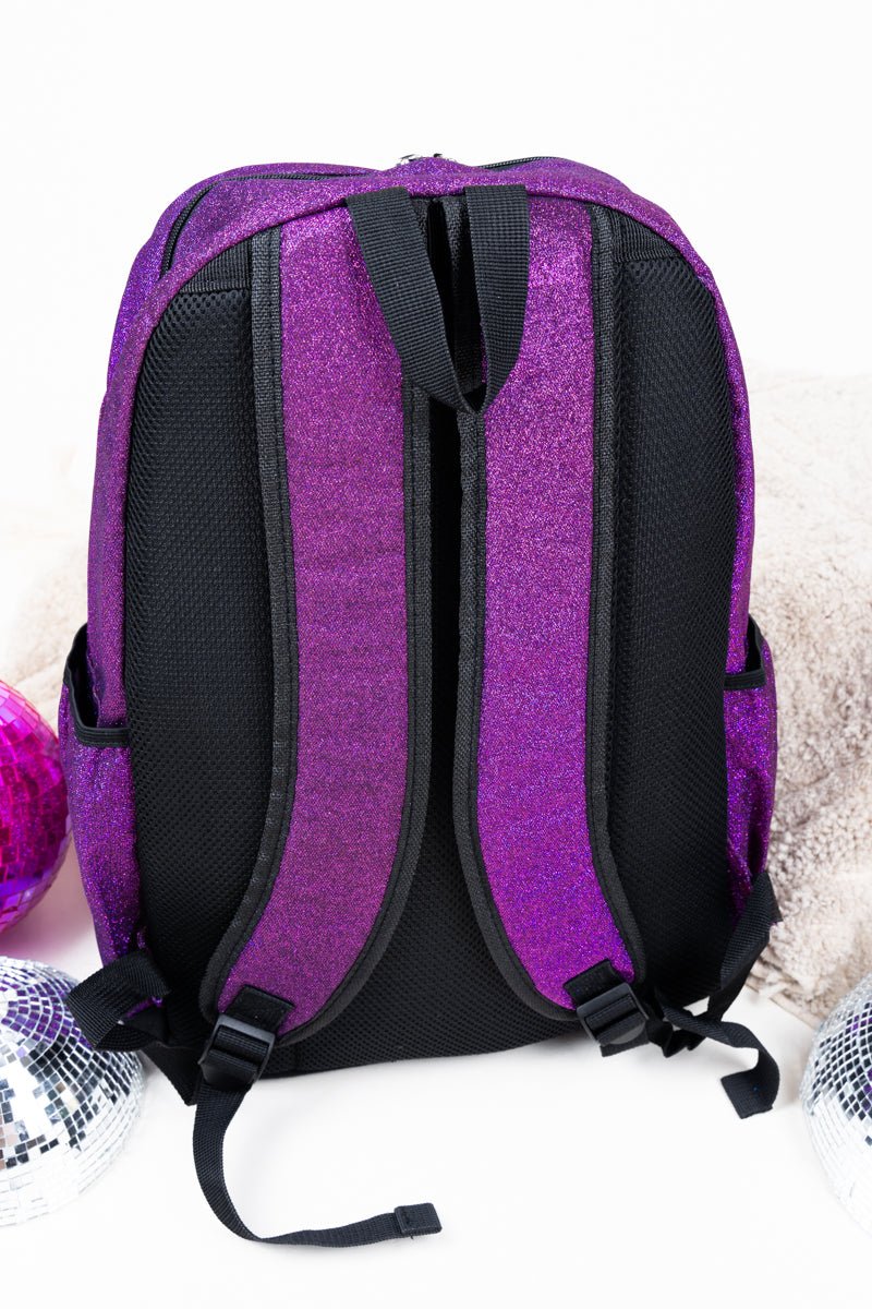 NGIL Purple Glitz & Glam Living Large Backpack - Wholesale Accessory Market