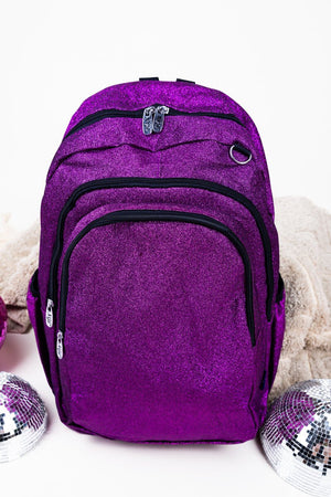 NGIL Purple Glitz & Glam Living Large Backpack - Wholesale Accessory Market