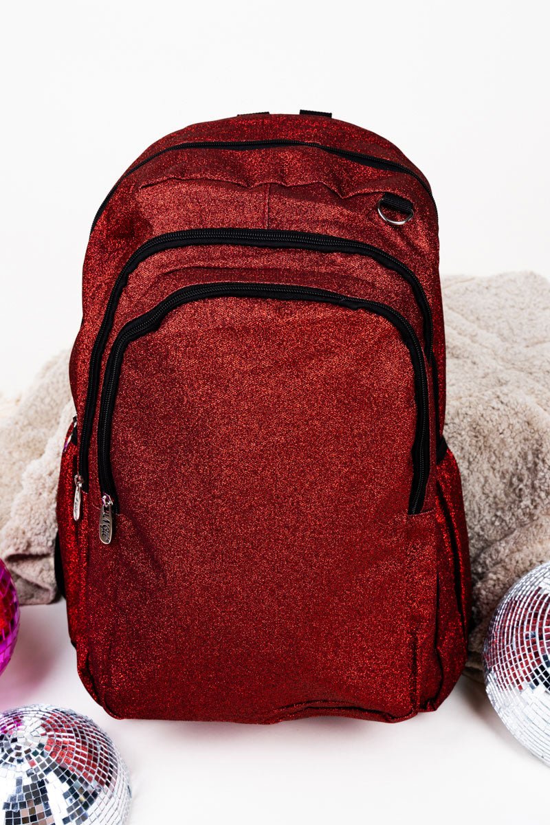 NGIL Red Glitz & Glam Living Large Backpack - Wholesale Accessory Market