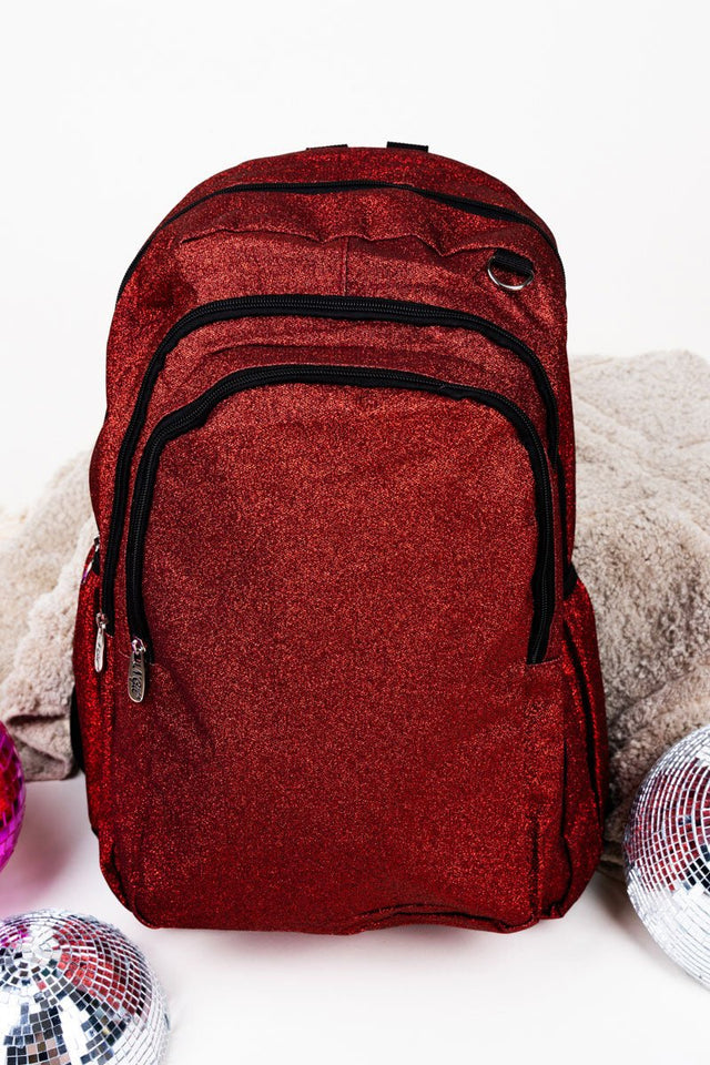 NGIL Red Glitz & Glam Living Large Backpack - Wholesale Accessory Market