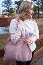 NGIL Pink Shoreview Side Cinched Tote Bag - Wholesale Accessory Market