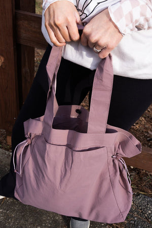 NGIL Pink Shoreview Side Cinched Tote Bag - Wholesale Accessory Market