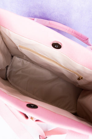 NGIL Pink Laurel Bay Small Canvas Tote - Wholesale Accessory Market