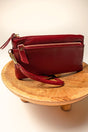 NGIL Red Genuine Leather Renae Wristlet - Wholesale Accessory Market