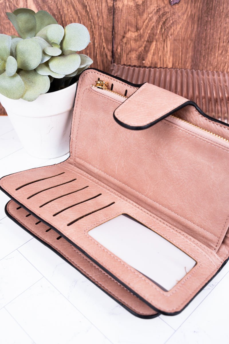 NGIL The Essentials Light Pink Faux Leather Wallet - Wholesale Accessory Market