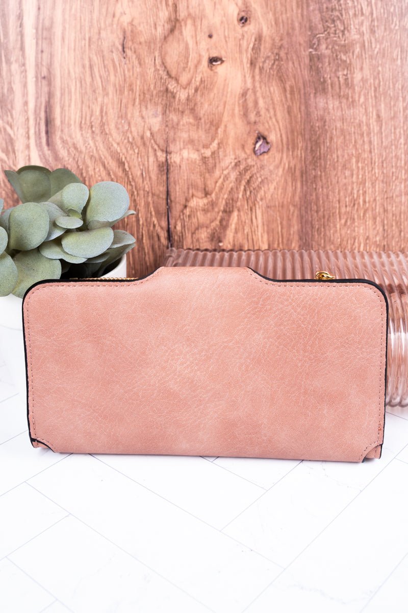 NGIL The Essentials Light Pink Faux Leather Wallet - Wholesale Accessory Market