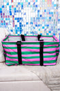 NGIL Bubblegum Bands Collapsible Haul - It - All Basket with Mesh Pockets - Wholesale Accessory Market