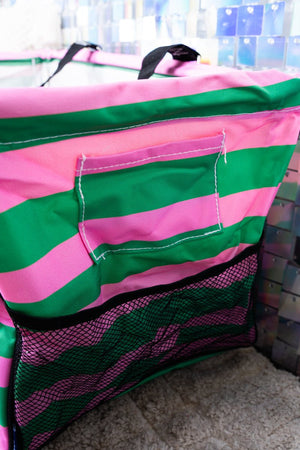 NGIL Bubblegum Bands Collapsible Haul - It - All Basket with Mesh Pockets - Wholesale Accessory Market