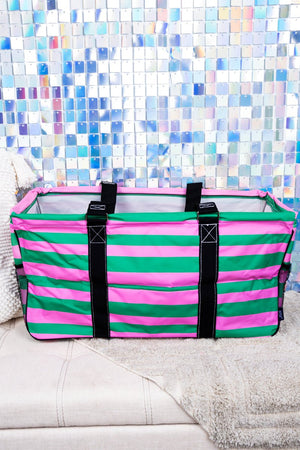 NGIL Bubblegum Bands Collapsible Haul - It - All Basket with Mesh Pockets - Wholesale Accessory Market