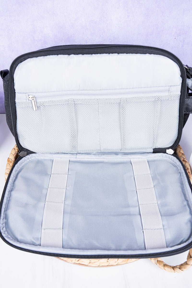 NGIL Black Travel Ready Toiletry Bag - Wholesale Accessory Market