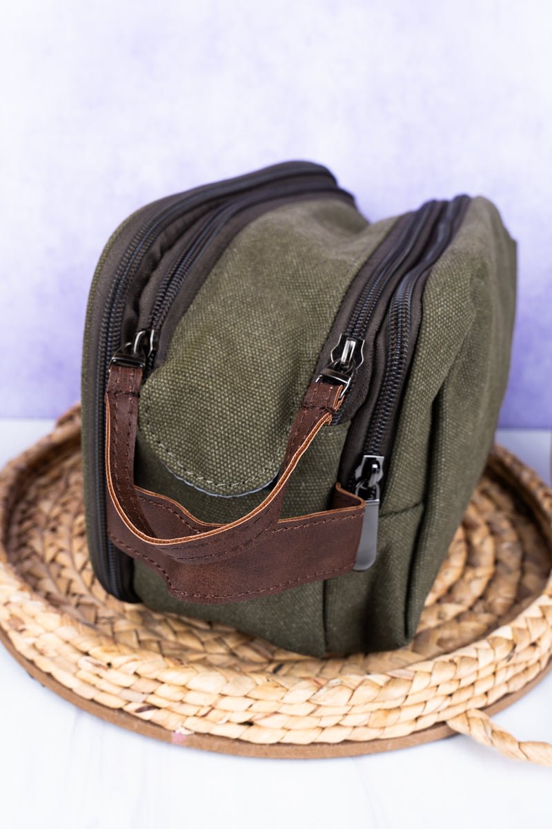 NGIL Green Travel Ready Toiletry Bag - Wholesale Accessory Market